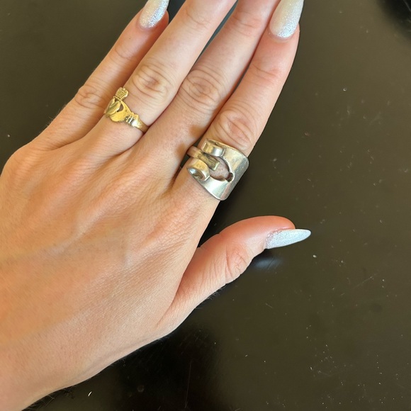 Sterling silver spoon ring - Picture 5 of 6